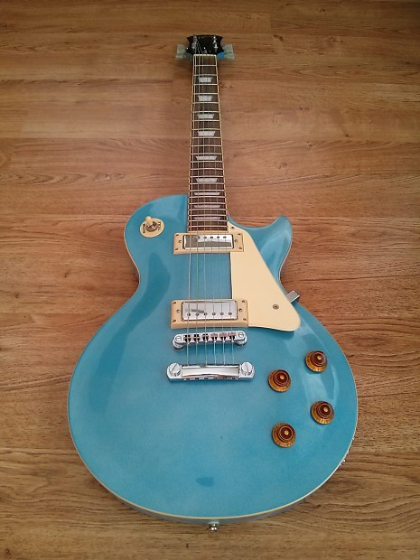 Epiphone Les Paul Deluxe Limited Edition 1999 Metallic Blue Sparkle