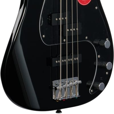 Squier Affinity Precision PJ Electric Bass,  Maple Fingerboard, Black image 4