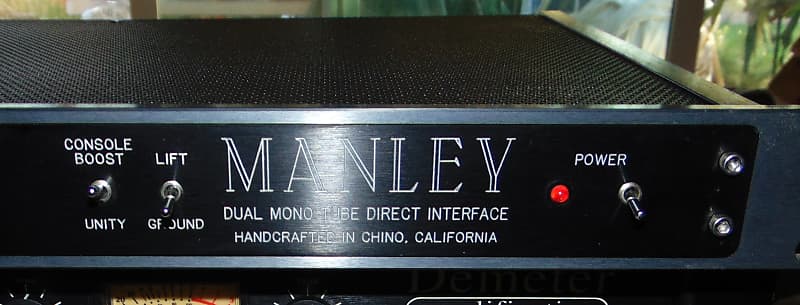Manley Dual Mono Tube Direct Interface DI Box-Unit | Reverb