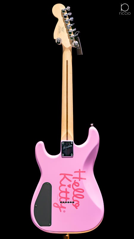 Swarovski® crystals | Fender Squier Hello Kitty Stratocaster