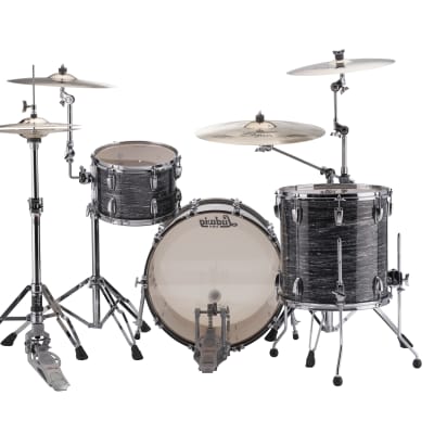 Ludwig Classic Maple Black Oyster Fab 14x22_9x13_16x16 Ringo Drum Set Shell Pack | Made in the USA | Authorized Dealer image 4