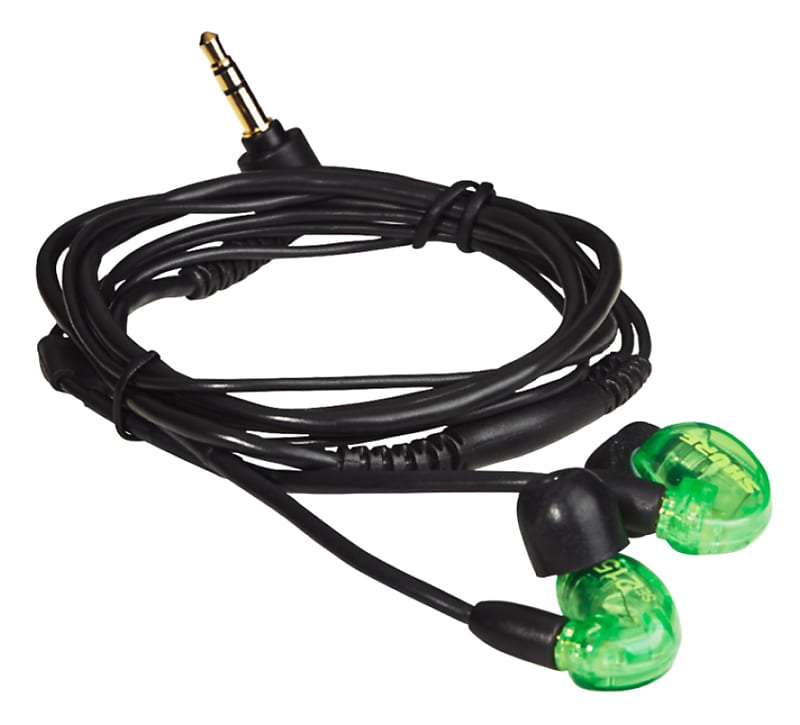 Shure SE215SPE-GN Sound Isolation Earphones, Green | Reverb