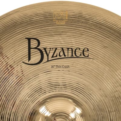 Meinl Byzance Brilliant Thin Crash Cymbal 16 image 4