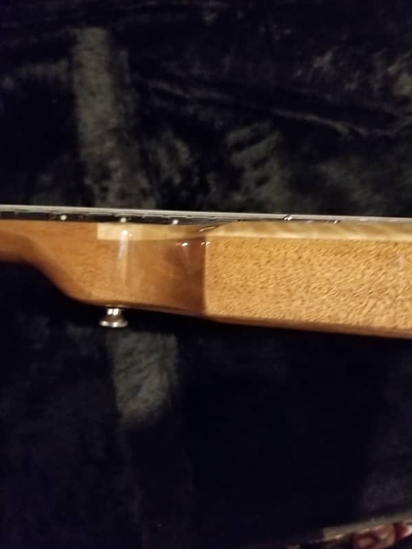 Dimebag Dean usa razorback flamed top Natural Wood Signed by Dimebag Dean usa razorback flamed top Natural Wood Signed by