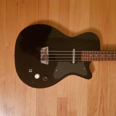 Silvertone 1444 bass guitar  1444 bass guitar  1960's - Black image 10