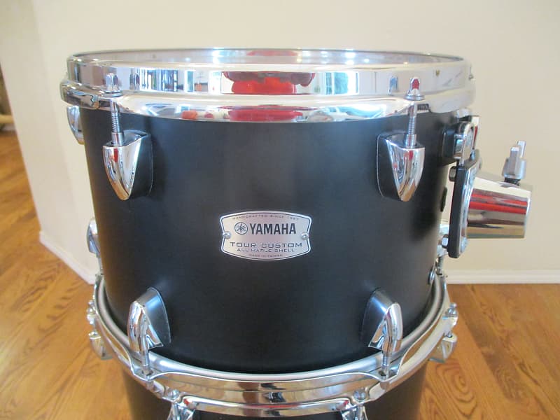 Yamaha Tour Custom Maple 12 X 8 Rack Tom, Liquorish Satin | Reverb