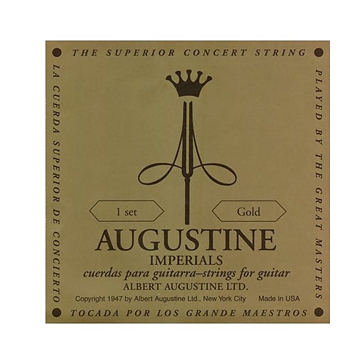 Cuerdas Clásica Augustine Imperial Gold Medium Tension image 1