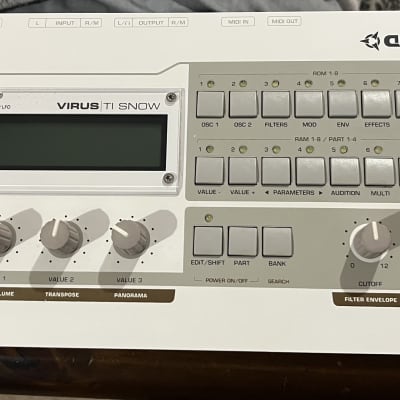 Access Virus TI Snow Desktop Digital Synthesizer 2008 - White