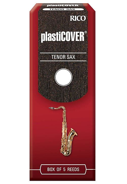 Rico Plasticover Tenor Saxophone Reeds, Strength 4.0, 5-pack image 1