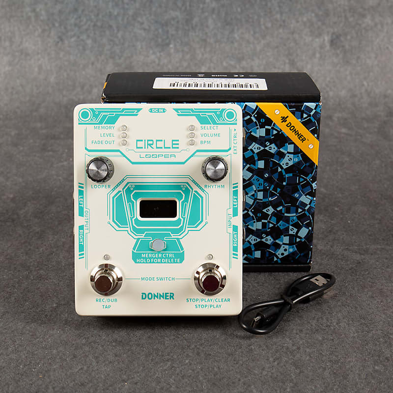 Donner Circle Looper Guitar Effect Pedal Boxed 2nd Hand Reverb