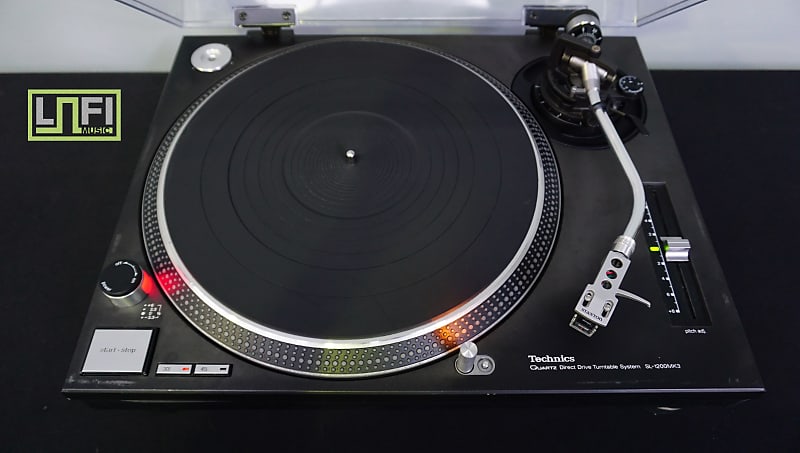 Technics SL-1200MK3 Direct Drive DJ Turntable System Black
