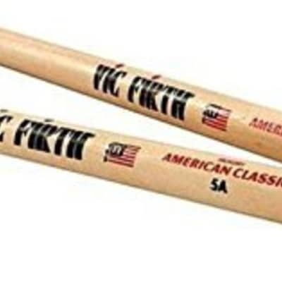 Vic Firth American Classic Hickory 5A Drumsticks Natural - 5A image 7