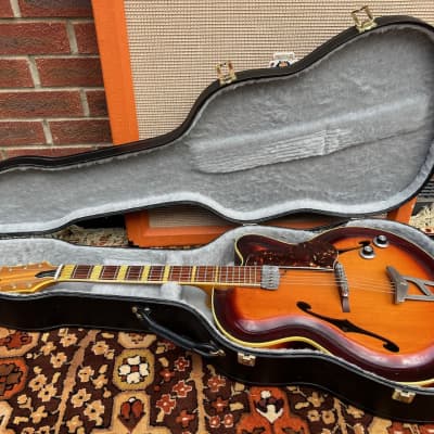 Vintage 1961 Roger Junior CA Rossmeisl Archtop Guitar w/ Pickup OHSC *1960s* image 3