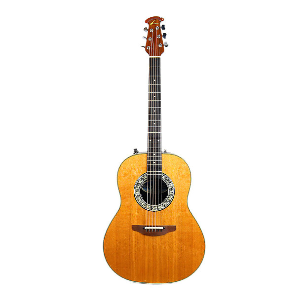 ポ*3様 Ovation Balladeer Model No. 1611？ 1983 Ovation Model 1611 Balladeer Acoustic Electric Guitar in