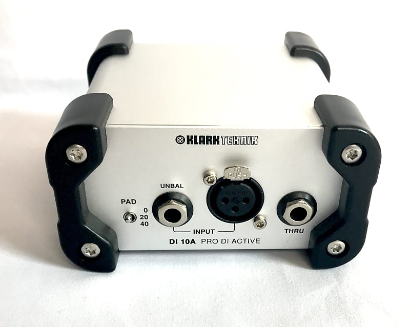 Klark Teknik DI10A Active DI Box with Midas Transformer Reverb