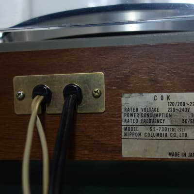 Platine vinyle vintage Denon SS-730 Belt Drive Turntable - Disk Player + cellule AKAI PC-100 - 1970' image 10