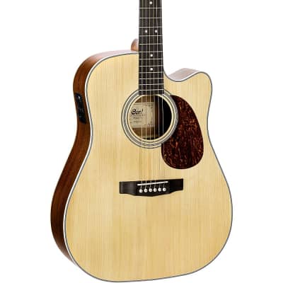 Mitchell T311CE Solid Spruce Top Dreadnought Mahogany Acoustic-Electric  Guitar