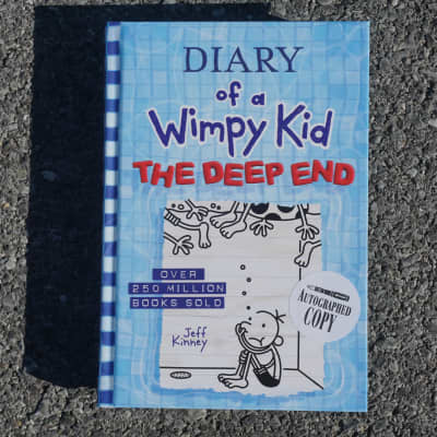 Pre-Order AUTOGRAPHED Diary Of a Wimpy Kid #15: The Deep End New Hardcover Book Jeff Kinney image 3