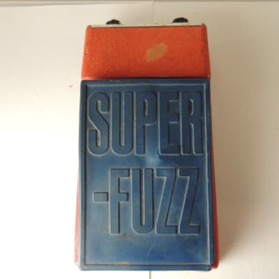 Vintage Univox Super Fuzz Effects Pedal Original Orange Made in Japan Shin Ei for sale