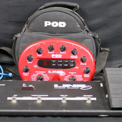 Line 6 POD + Floorboard w/ Power Supply & Carrying Case image 5