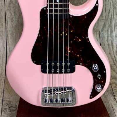 G&L USA Kiloton 5 Bass Empress Shell Pink w/case image 2