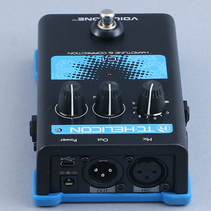 TC Helicon Voicetone C1 Hardtune & Correction Vocal Effects TC Helicon Voicetone C1 Hardtune & Correction Vocal Effects