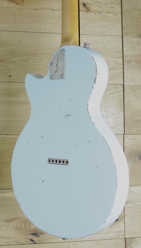 Fano Alt De Facto SP6, Sonic Blue, Medium Distress | Reverb