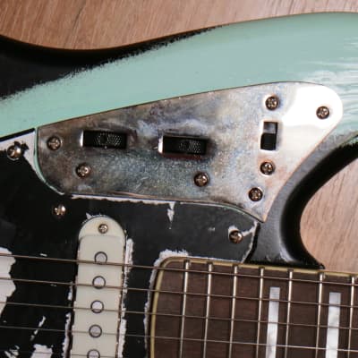 Skullcat Guitars REVOLUTION Jaguar Stencil Punk Guitar image 9