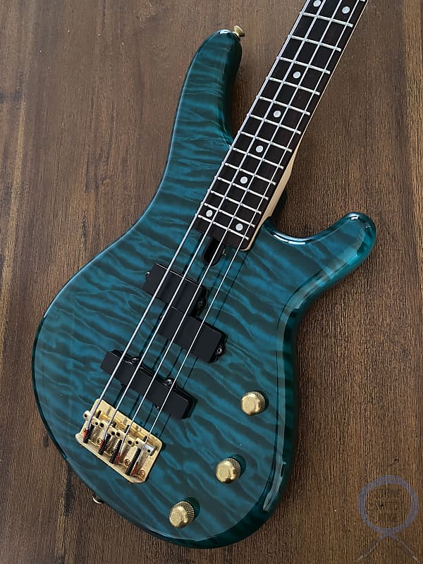 Yamaha Motion B Bass, MB 40, Flamed Green, 1996, 32” Medium Scale