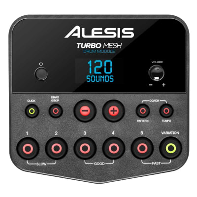 Alesis Turbo Mesh Kit Seven-Piece Electronic Drum Kit with Mesh Heads image 5