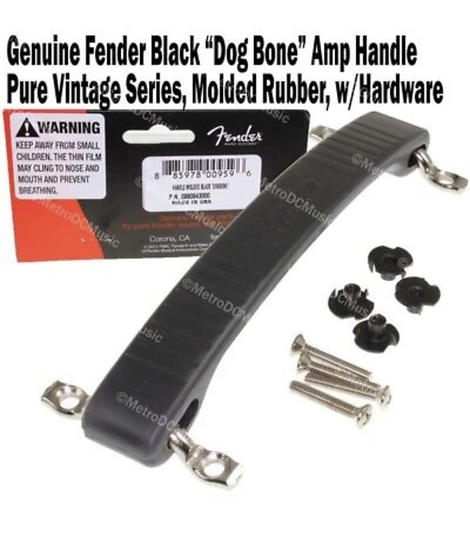 Fender Dog Bone Handle Black Reverb