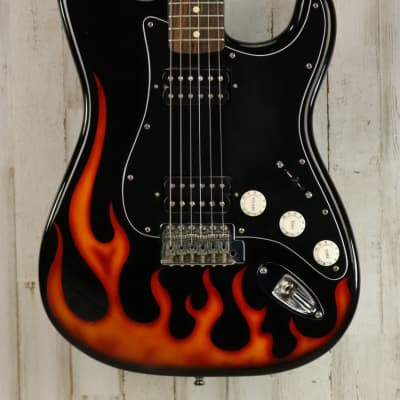 USED Fender FSR Standard Hot Rod Flame Stratocaster (831) image 1