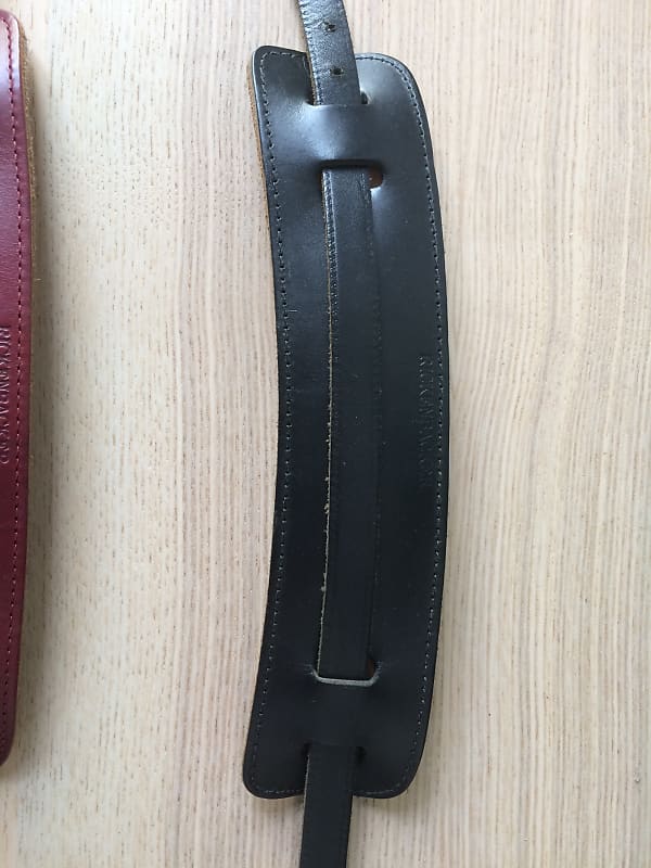 Rickenbacker Leather Strap Black Reverb