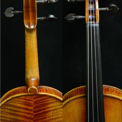 Fine Violin after Guarneri del Gesu 1743 Cannone Violin Upside-down Flame image 3