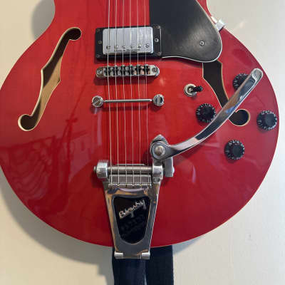 Hamer Echotone Semi-Hollow Guitar w/ Bigsby and Epiphone Hard Case for sale