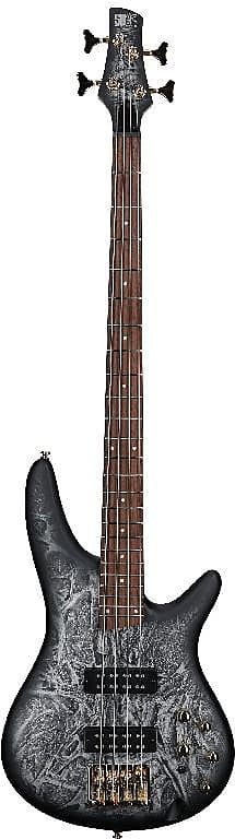 Ibanez SR300EDXBZM Bass Guitar Black Ice Frozen Matte image 1