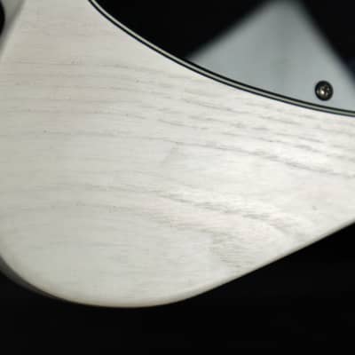 All Music Inc Custom Collection Ash Tele White Electric Guitar Warmoth Neck image 9