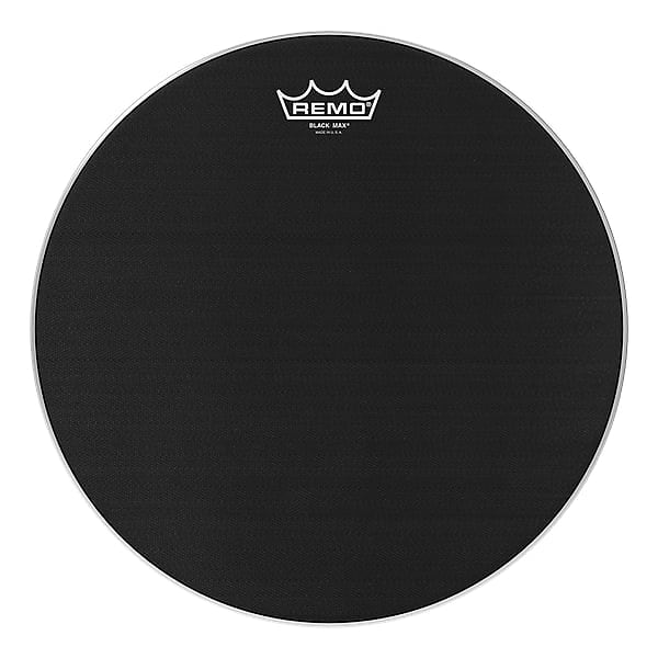 Remo 14" Black Max Marching Snare Drum Batter Head Reverb