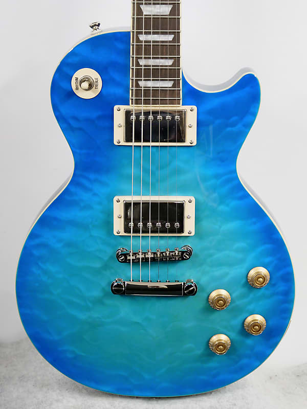 Epiphone Goryo Yuto Les Paul Standard SN:3052 ≒4.05kg Blue Burst