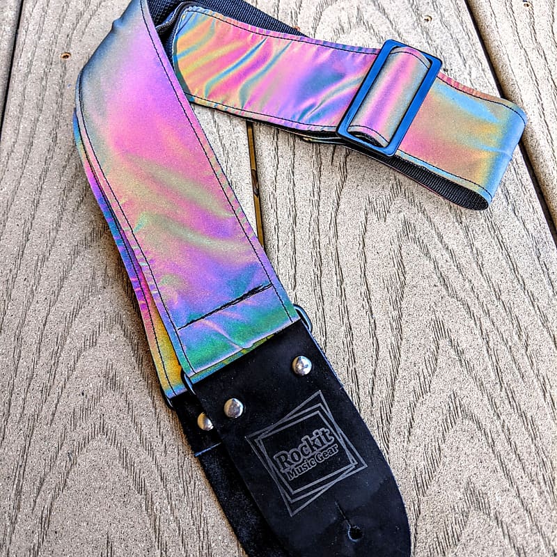 Holographic guitar strap new arrivals