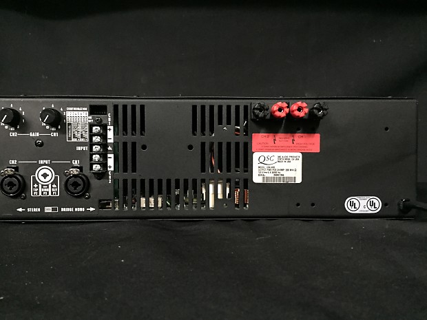 【良品】QSC USA400 真空管パワーアンプ QSC USA400 パワーアンプ - メルカリ