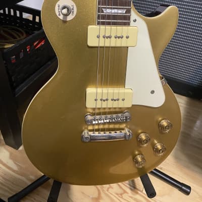 Epiphone Les Paul '56 Gold Top P90 2008 - Gold | Reverb Epiphone Les Paul '56 Gold Top P90 2008 - Gold | Reverb