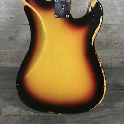 Fender Precision Bass 1966 Sunburst Lefty image 10