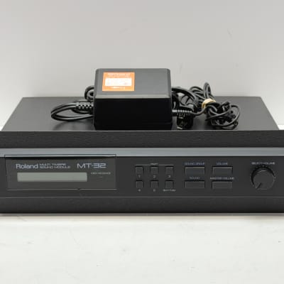 RARE Rack Mount Vintage Roland MT-32 Drum Machine Module w/ Original Power Supply