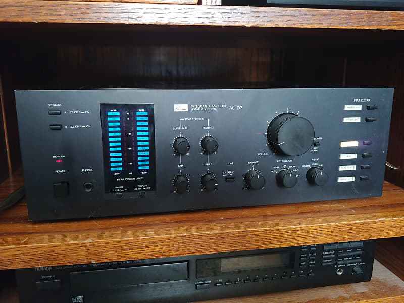Sansui（サンスイ） AU-D7 Sansui AU-D7 Integrated Amplifier Silver 220V Vintage Amp