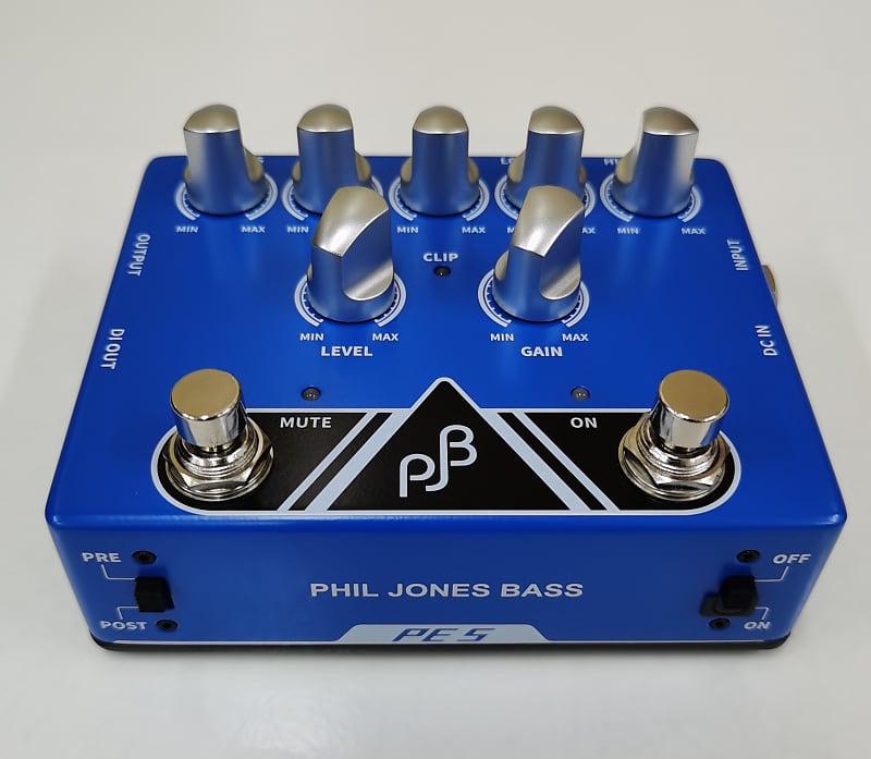 Phil Jones Bass PE5 PJB Pedal Board Preamp DI Direct Box | Reverb