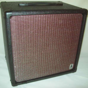 guitar & bass speaker cab cabinet amp Ox Blood grill cloth w/ silver stripe 36"x36" amp cab Repair image 2