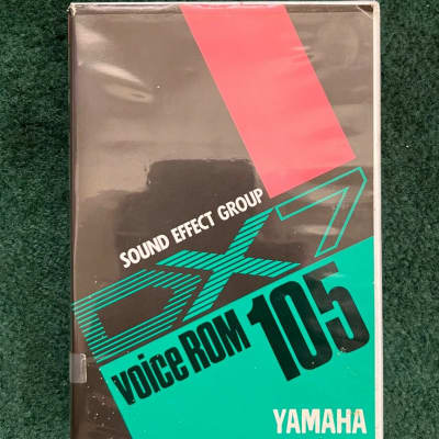 Yamaha DX7 Data ROM Cartridge 1985 Voice ROM 105 - Included with ROM:  Original Box and Manual image 1