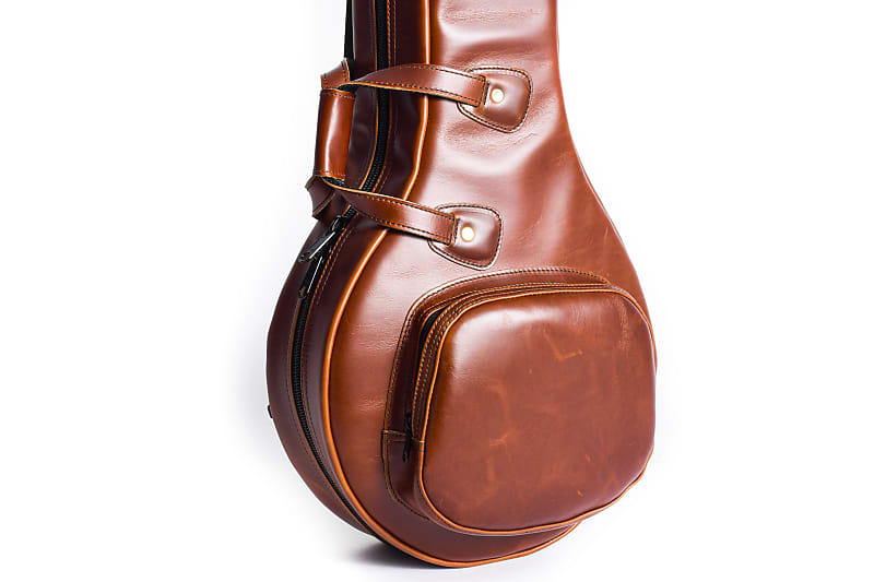 Banjo Gig Bag - 4/5 String - Leather - Glenn Cronkhite image 1