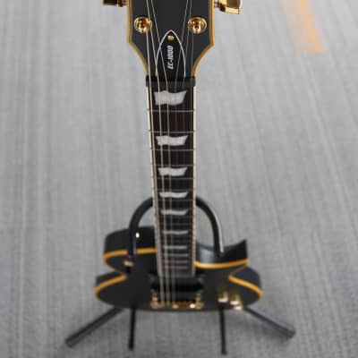 2022 ESP LTD EC-1000 Deluxe Vintage Black Electric Guitar - HSC image 4